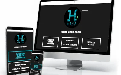 Disseny web restaurant Haziaberri