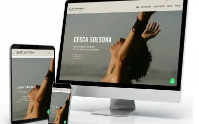 Disseny web Cescasolsona Psicoterapeuta corporal