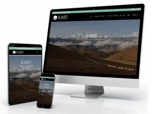 Diseño web Sualaitz Viajes de autor