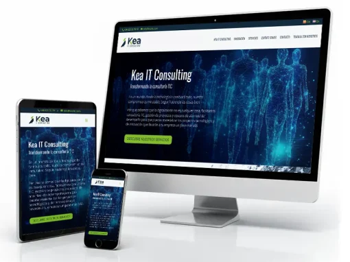 Diseño web Kea IT Consulting Consultoría TIC para PYMEs