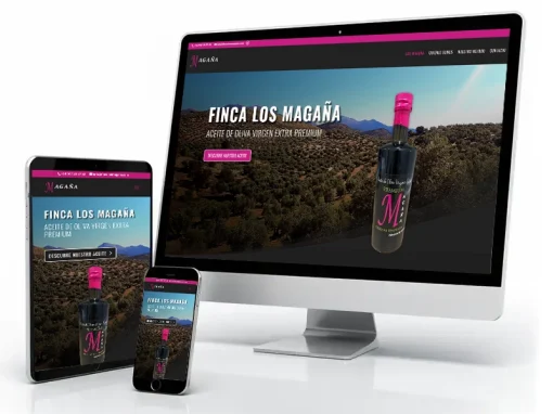 Diseño web Aceite de Oliva Virgen Extra Finca Los Magaña
